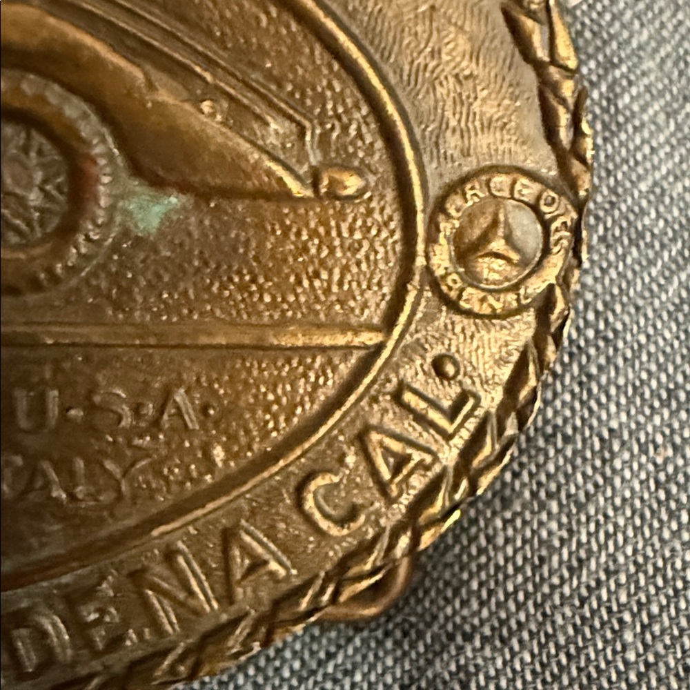 Vintage Mercedes Benz Germany Belt Buckle 1970s - Picture 4 of 5